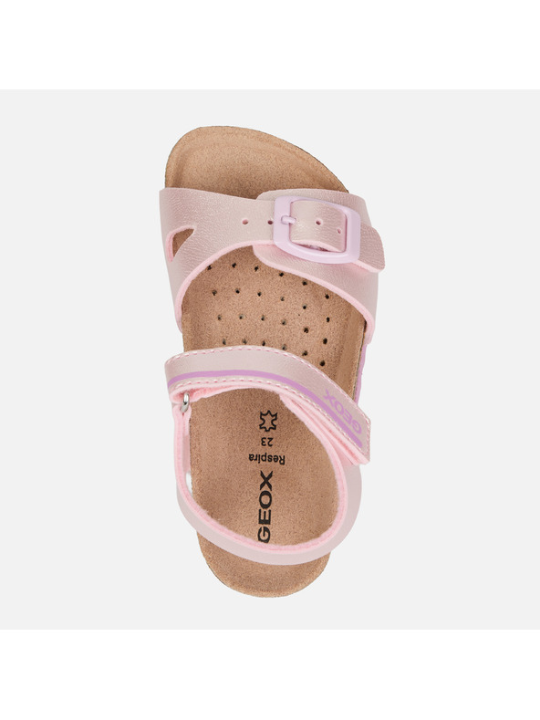 Geox Светлорозови момичешки сандали Geox Chalki