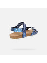 Geox Сини момичешки сандали Geox Adriel