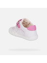 Geox Бели детски босоноги маратонки за първи крачки Geox Steppieup