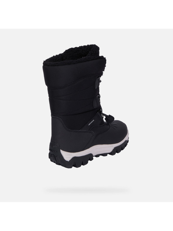 Geox Черна детска зимна обувка Geox Himalaya