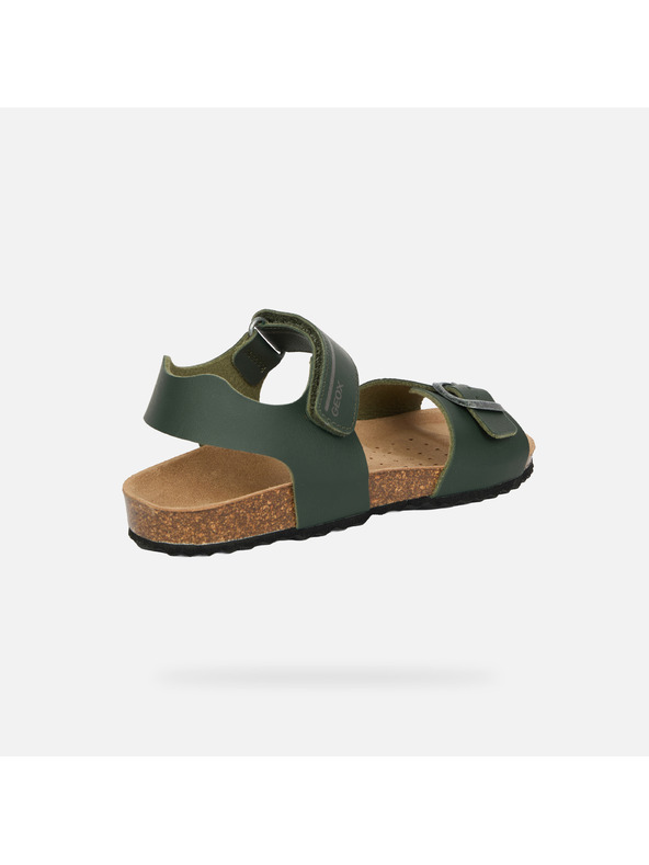 Geox Момчешки сандали Geox Ghita в цвят каки