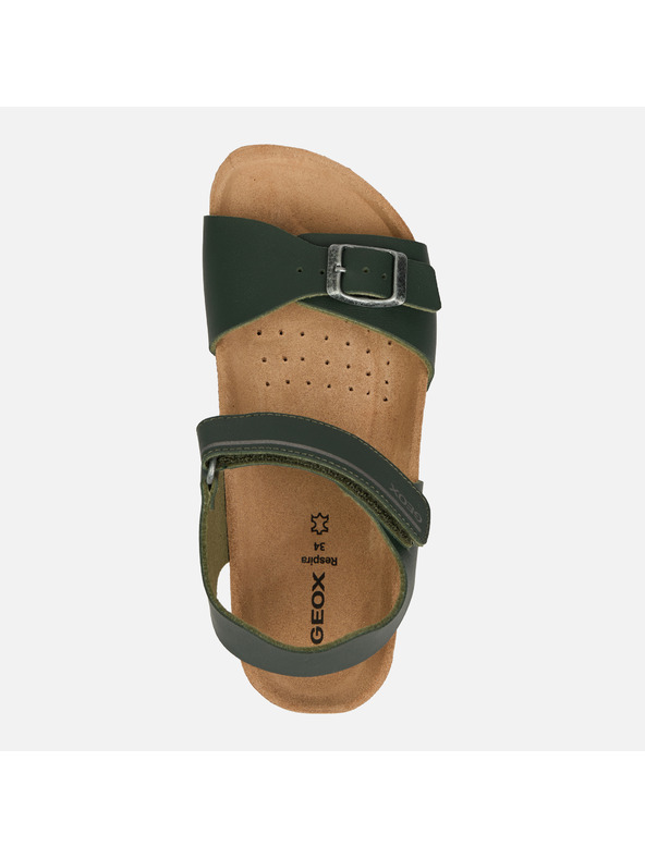 Geox Момчешки сандали Geox Ghita в цвят каки