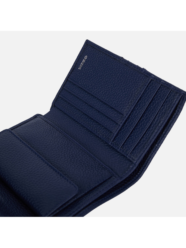 Geox Тъмносин дамски портфейл Geox