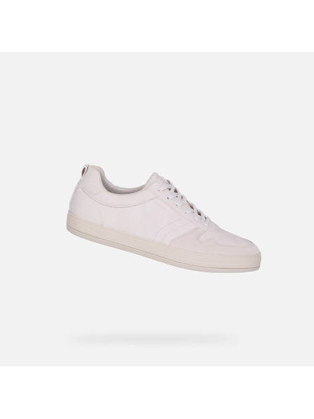 Geox Бели мъжки тенис обувки Geox Serifos