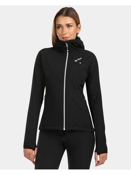 Kilpi Дамски полар суитшърт с качулка Kilpi FRENSIS-W Черен