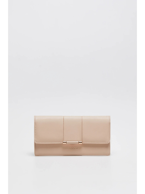 Moodo Голям бежов портфейл Moodo