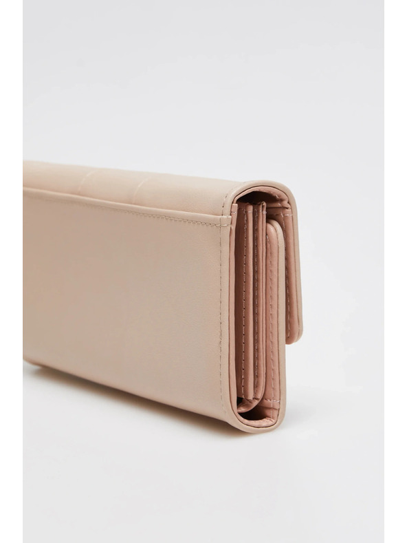 Moodo Голям бежов портфейл Moodo