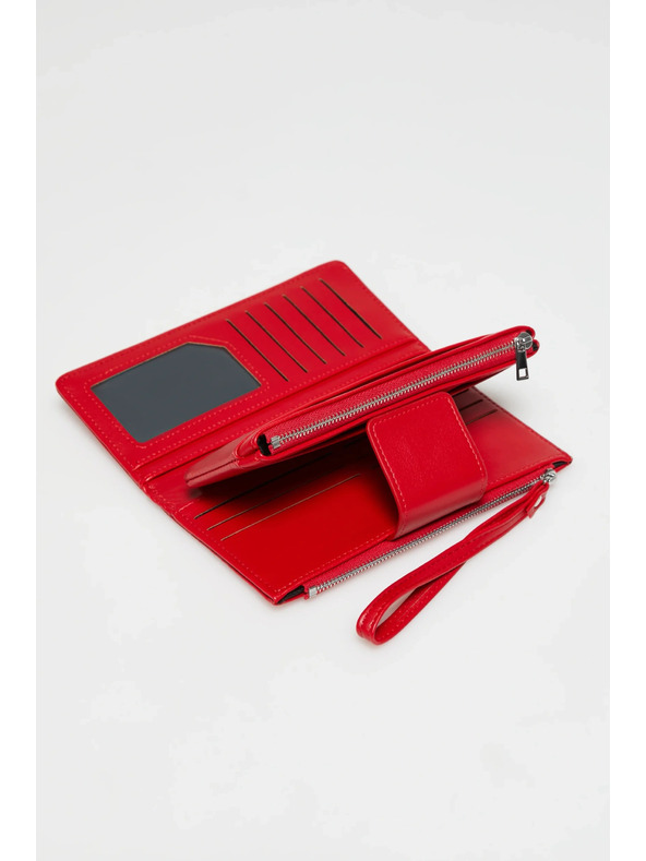 Moodo Голям червен портфейл Moodo