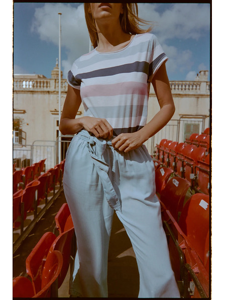 Moodo Кюлотни панталони сини Moodo