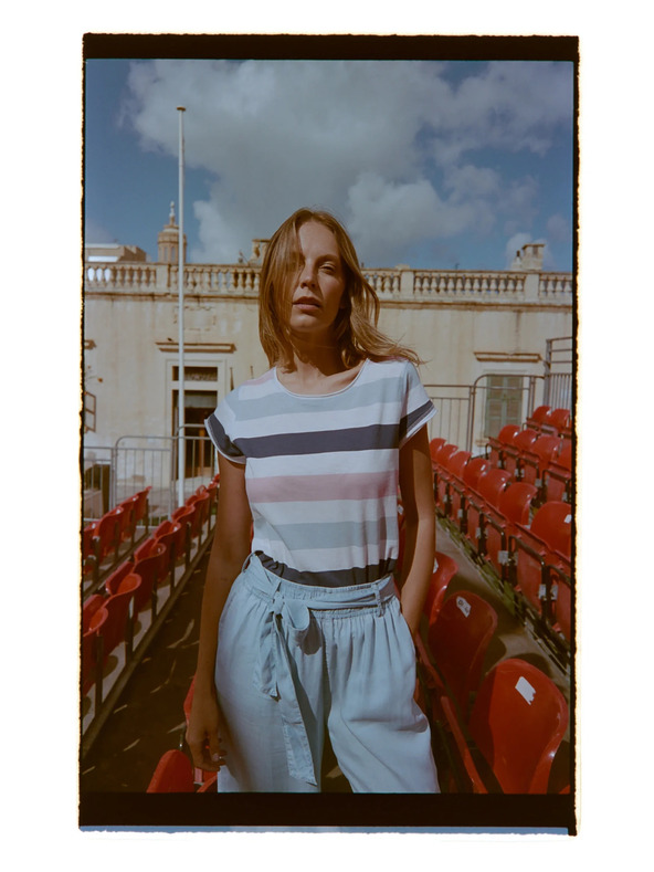 Moodo Кюлотни панталони сини Moodo