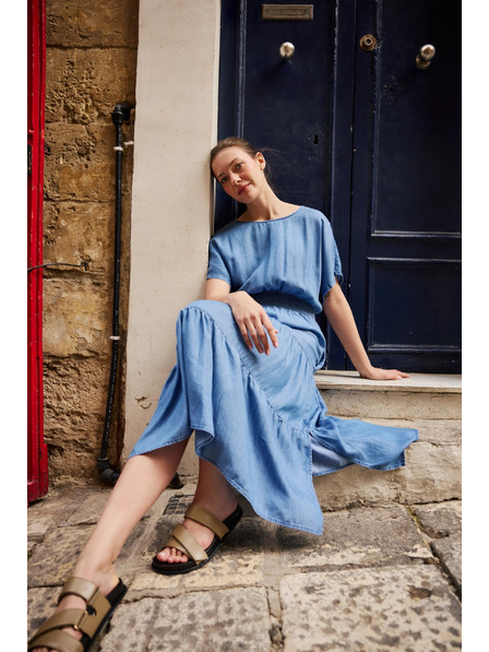 Moodo Миди пола синя Moodo