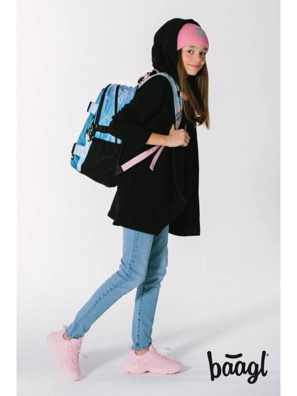 BAAGL  BAAGL 5 SET Skate Moon: раница, пенал, торба, дъски, портфейл