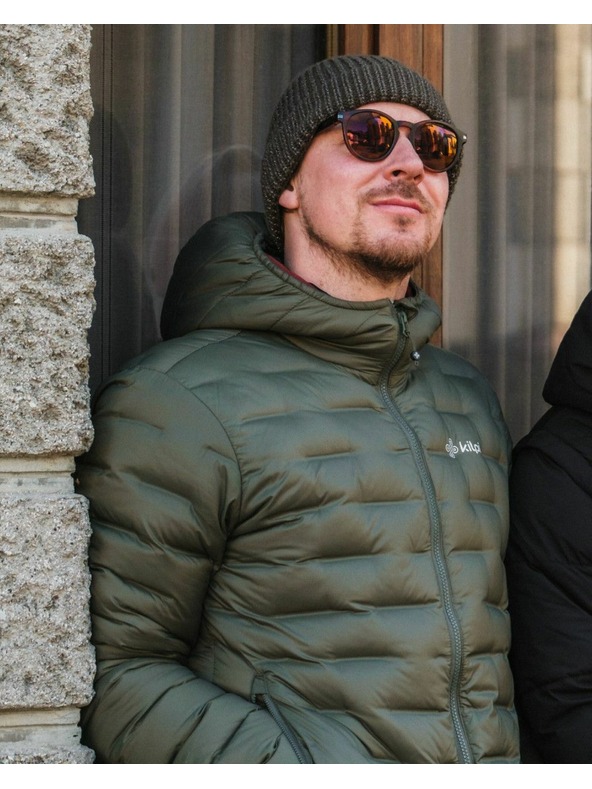 Kilpi Мъжко пухено яке Kilpi ALBERT-M Тъмнозелено