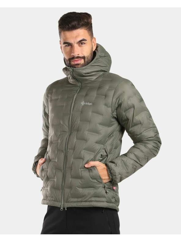 Kilpi Мъжко пухено яке Kilpi ALBERT-M Тъмнозелено