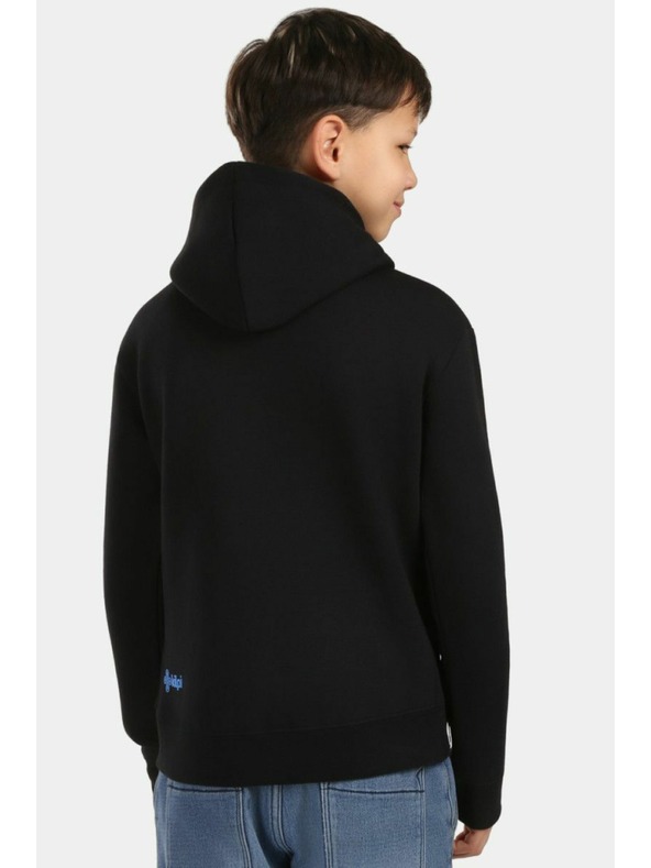 Kilpi Детски памучен суитшърт с качулка Kilpi NORTHEN-JB Черно