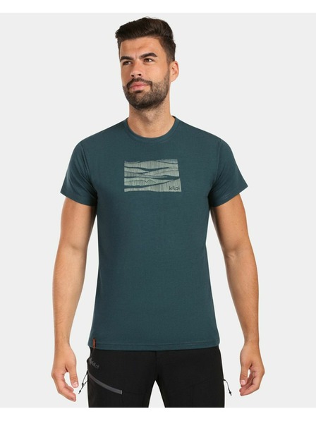 Kilpi Функционална тениска с рециклирани материали Kilpi DIXIE-M Тъмнозелена