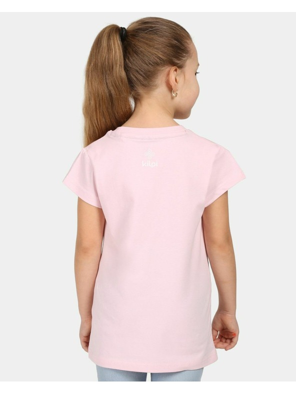 Kilpi Момичешка памучна тениска Kilpi ALBION-JG Светло розова