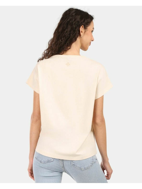 Kilpi Дамска памучна тениска Kilpi JERSIE-W Бежова