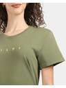 Kilpi Дамска памучна тениска с къс ръкав Kilpi PROLIX-W Зелена