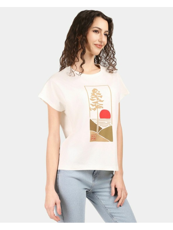 Kilpi Дамска памучна тениска Kilpi JERSIE-W Бяла