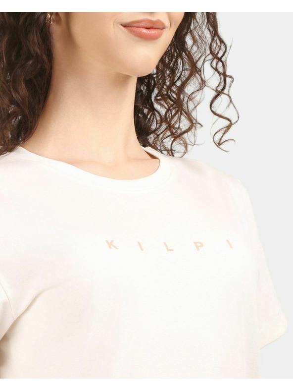 Kilpi Дамска памучна тениска с къс ръкав Kilpi PROLIX-W Бяла