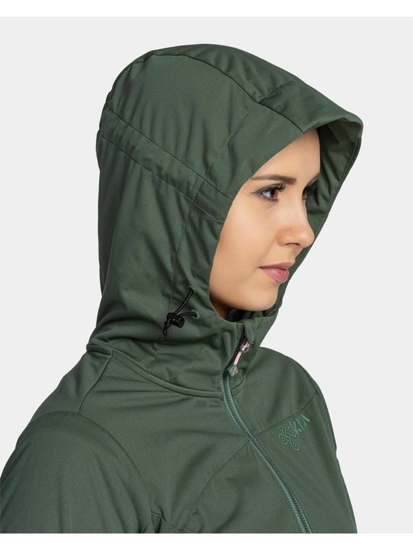 Kilpi Дамско softshell яке Kilpi BELTRA-W Тъмнозелено