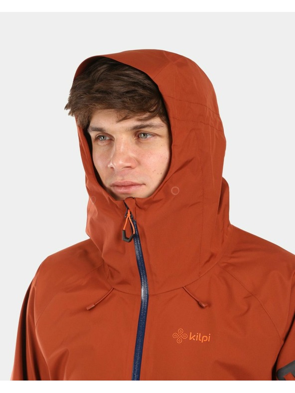 Kilpi Мъжко hardshell водоустойчиво яке Kilpi MAMBA-M Кафяво