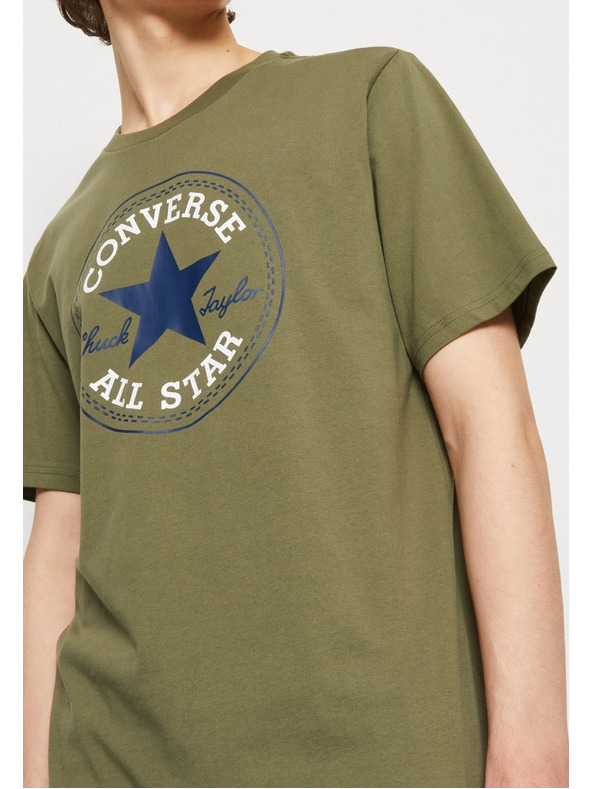 Converse Хаки мъжка тениска с надпис