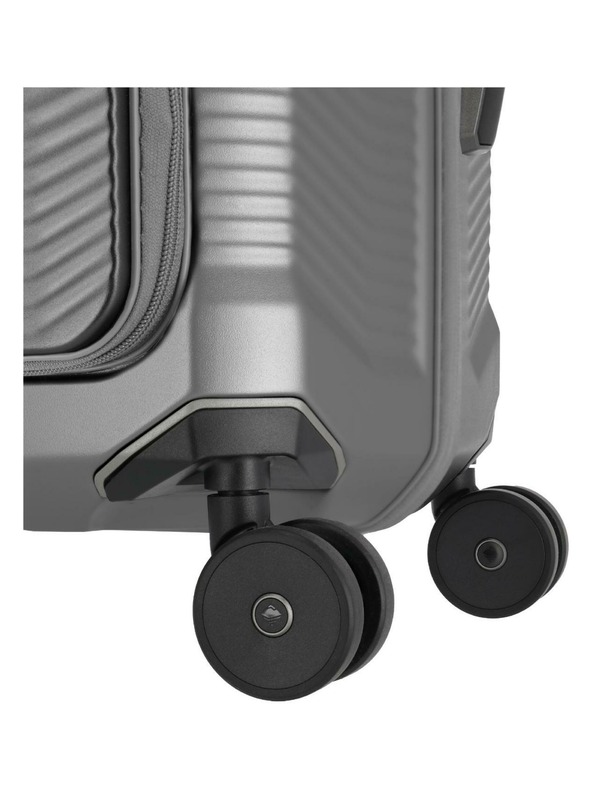 Travelite Пътен куфар Travelite Millennium S Front pocket Silver