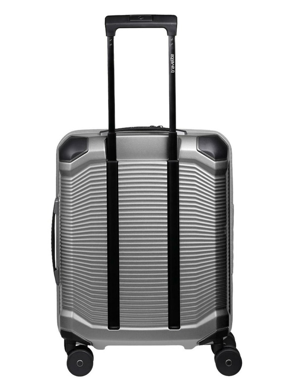 Travelite Пътен куфар Travelite Millennium S Front pocket Silver