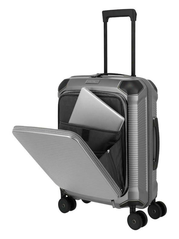 Travelite Пътен куфар Travelite Millennium S Front pocket Silver