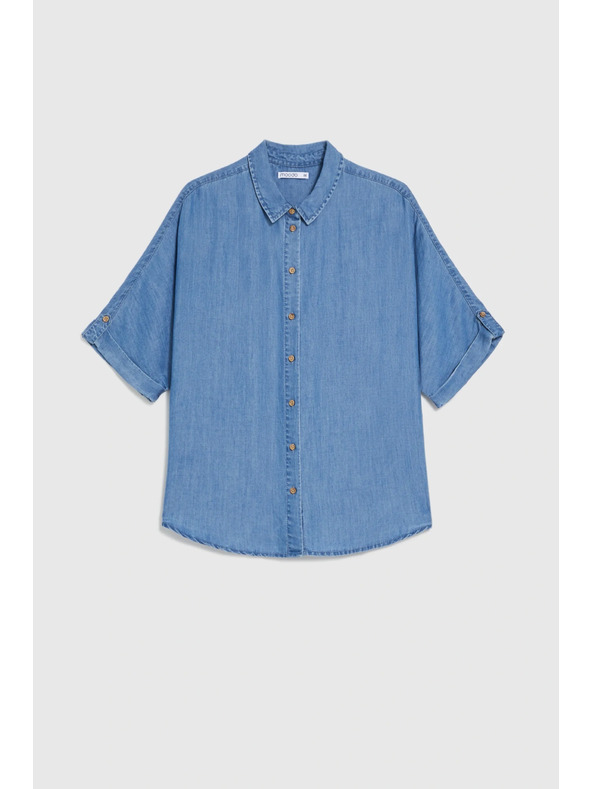 Moodo Риза лиоцел синя Moodo