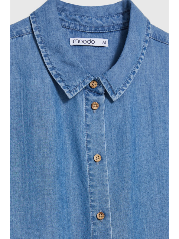 Moodo Риза лиоцел синя Moodo