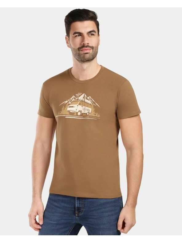 Kilpi Мъжка памучна тениска Kilpi SPACER-M Кафява