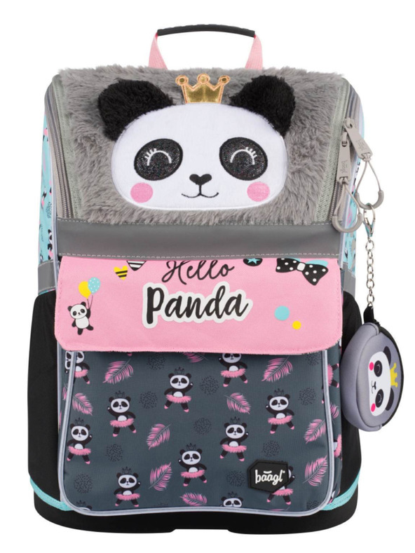 BAAGL  BAAGL КОМПЛЕКТ 5 Zippy Panda: портфейл, пенал, торба, престилка, портмоне