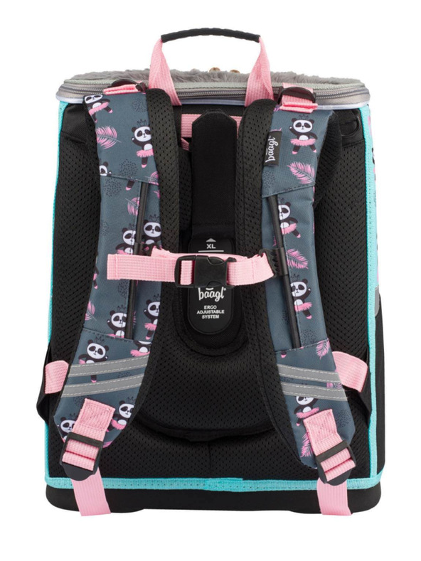 BAAGL  BAAGL КОМПЛЕКТ 5 Zippy Panda: портфейл, пенал, торба, престилка, портмоне