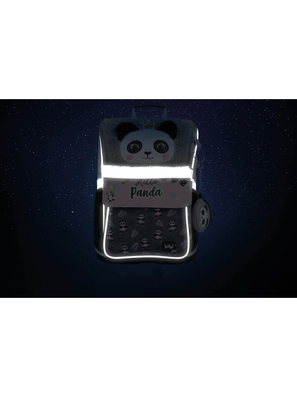 BAAGL  BAAGL КОМПЛЕКТ 5 Zippy Panda: портфейл, пенал, торба, престилка, портмоне