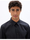 Celio Черна мъжка риза с къс ръкав Celio Daslim