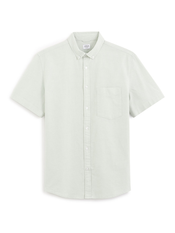 Celio Светлозелена обикновена риза Celio Daxfordmc
