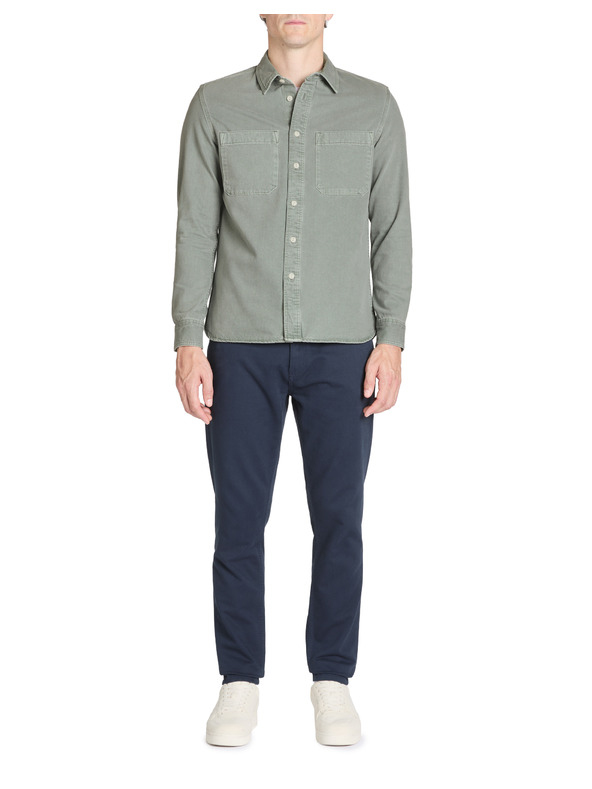 Celio Сива мъжка памучна риза Celio Fegetiml