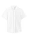 Celio Бяла мъжка риза с къс ръкав Celio Barik