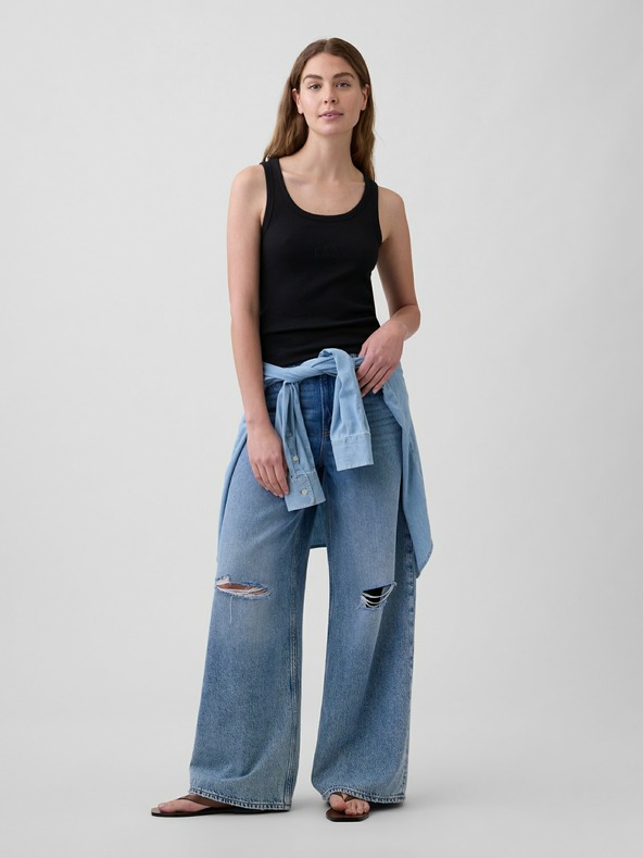 GAP Ребрест потник с лого на GAP