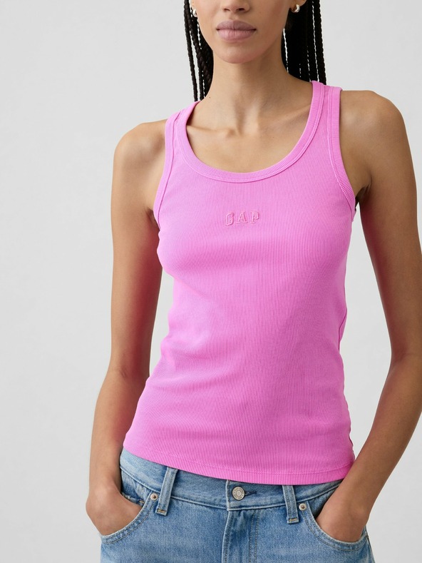 GAP Ребрест потник с лого на GAP