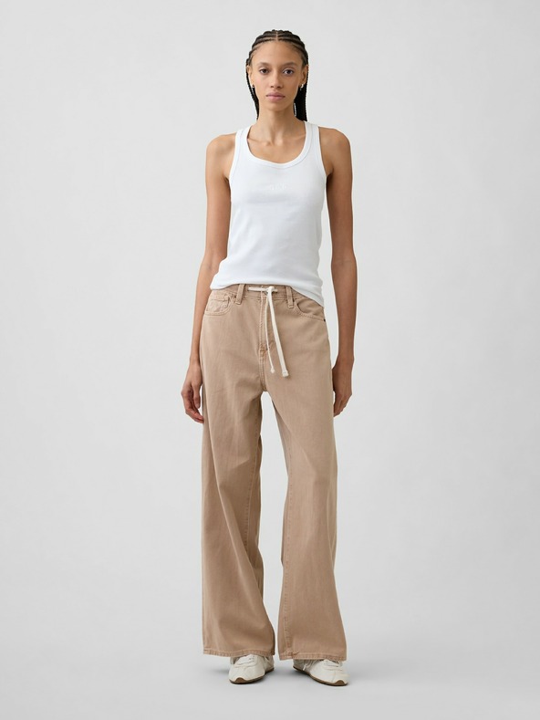 GAP Ребрест потник с лого на GAP