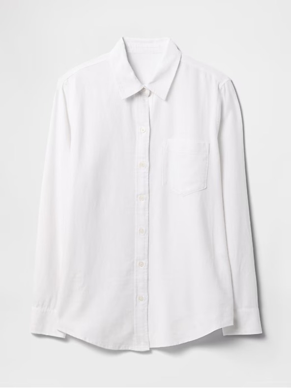 GAP Oversize лнена риза Easy Shirt GAP