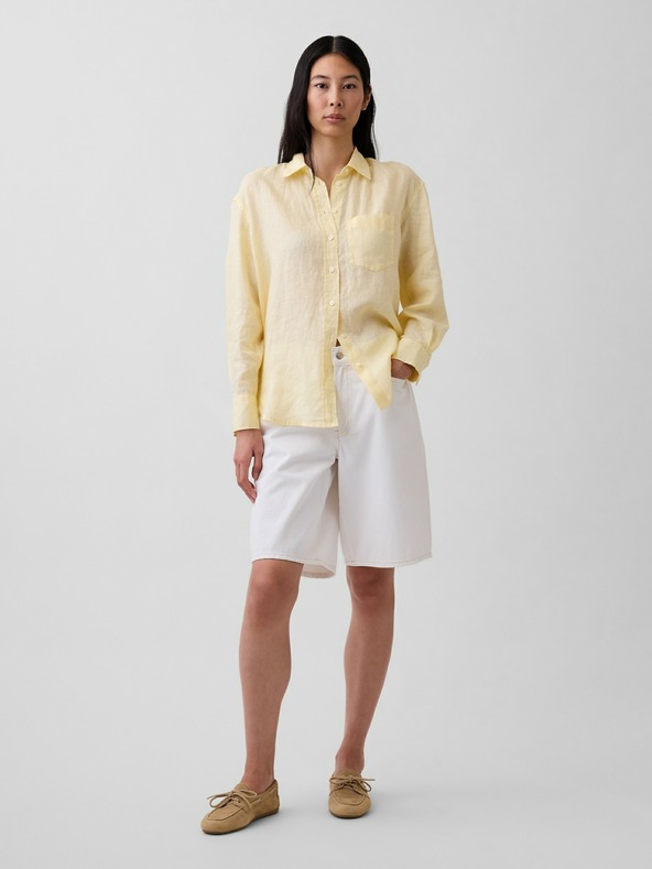 GAP Лнена oversize риза GAP