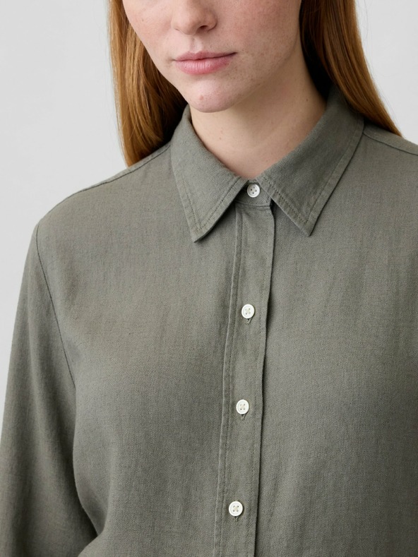 GAP Ленена риза Easy Shirt GAP