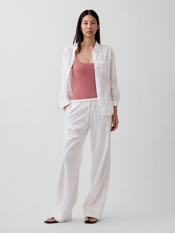 GAP Лнена oversize риза GAP