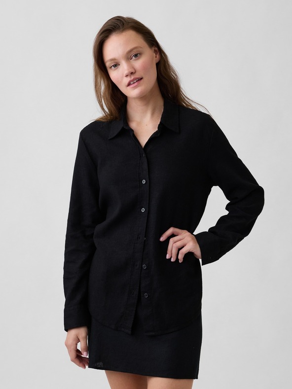 GAP Oversize лнена риза Easy Shirt GAP