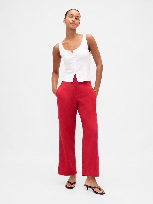 GAP Прав ленен панталон GAP